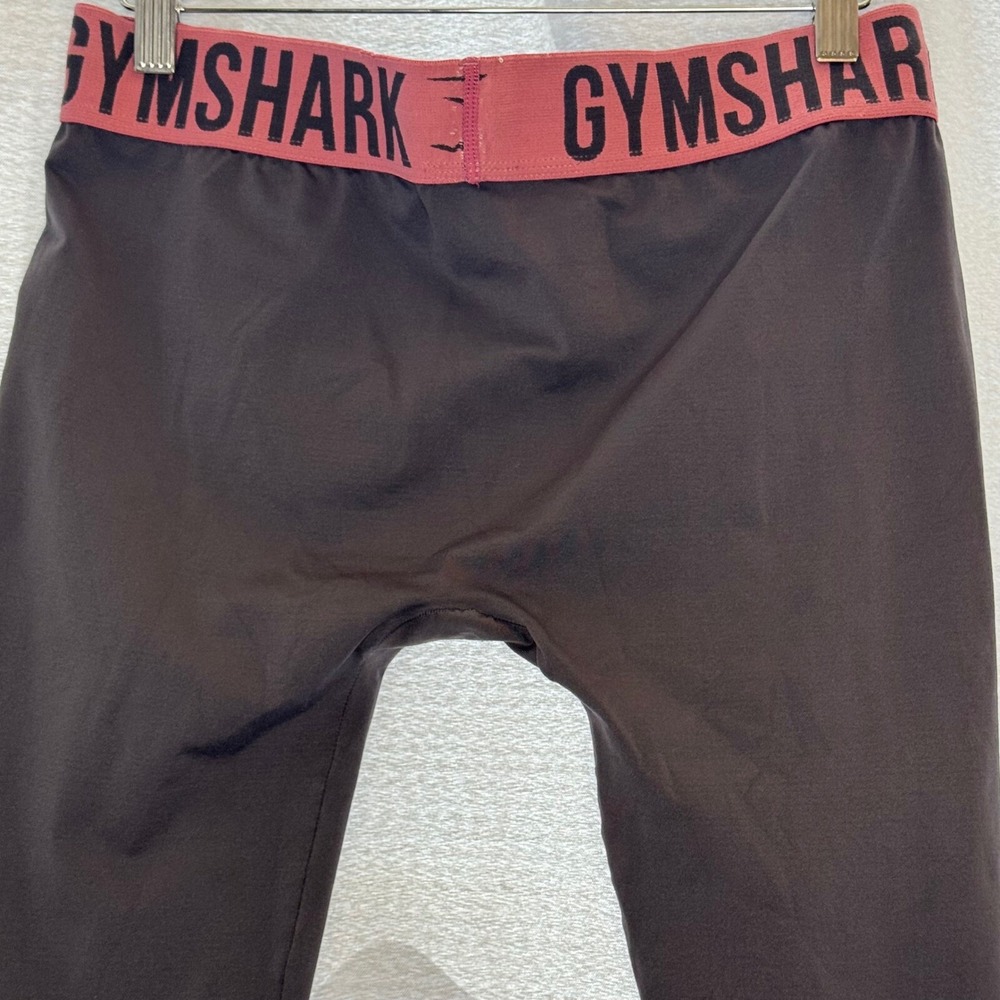 Gray Gymshark Leggings High Waisted Athletic‎ Gym Workout Fitness Pants WMNs M